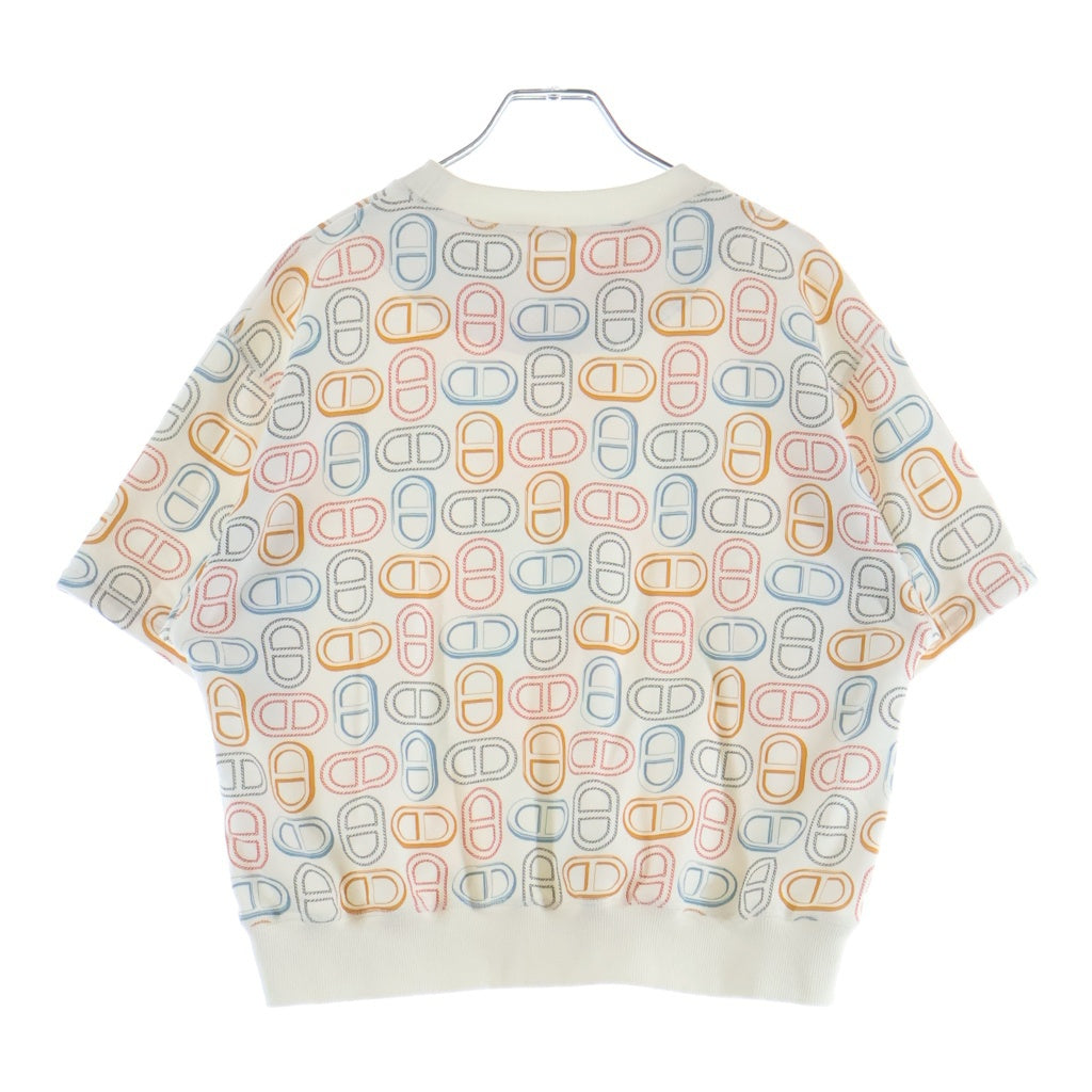 HERMES(エルメス) シェーヌ・ダンクル スウェットシャツ トレーナー アイボリー×マルチカラー #38 レディース