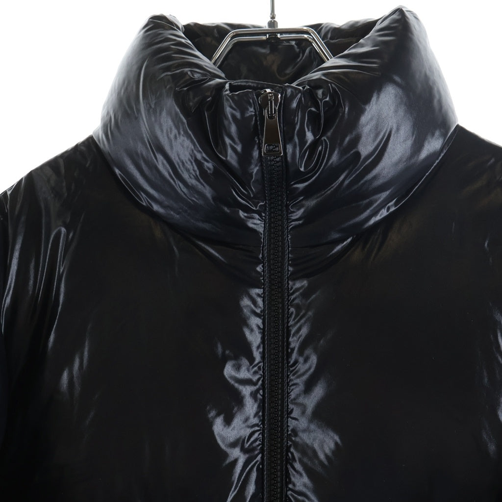 MONCLER(モンクレール) 20AW Logodec ダウンジャケット フェイクファー切り替え ブラック F20931A51R0 レディース