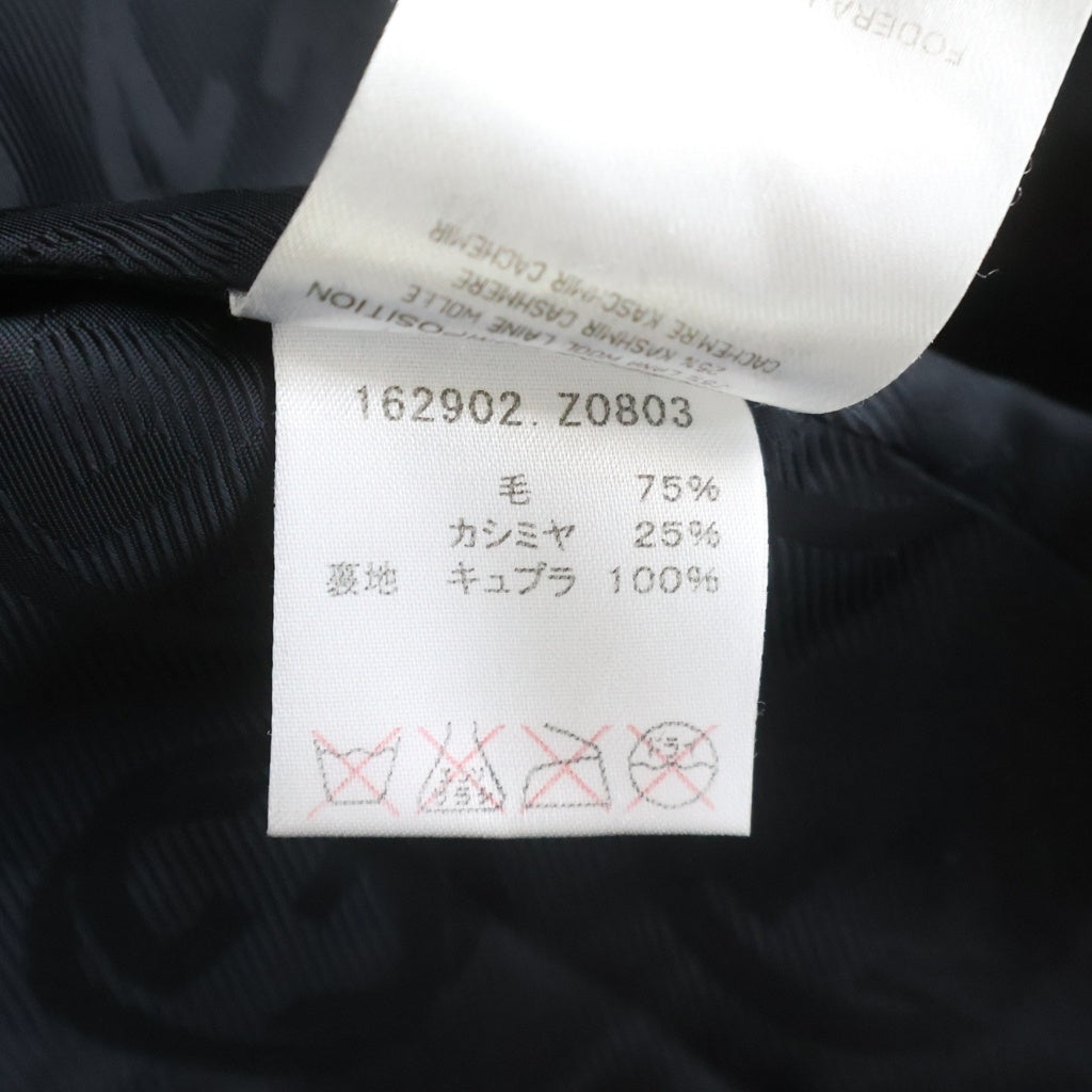 GUCCI(グッチ) 06s フリーダ期 ヘリンボーン フード付きコート ウール カシミヤ ジップアップ グレー 162902 20803 レディース
