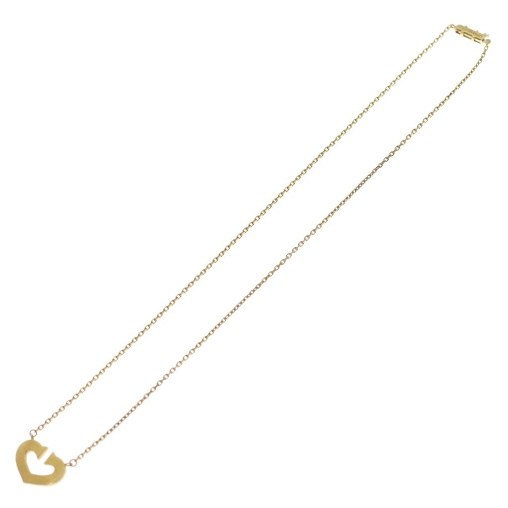 Cartier(カルティエ) Cハート ネックレス K18YG イエローゴールド レディース