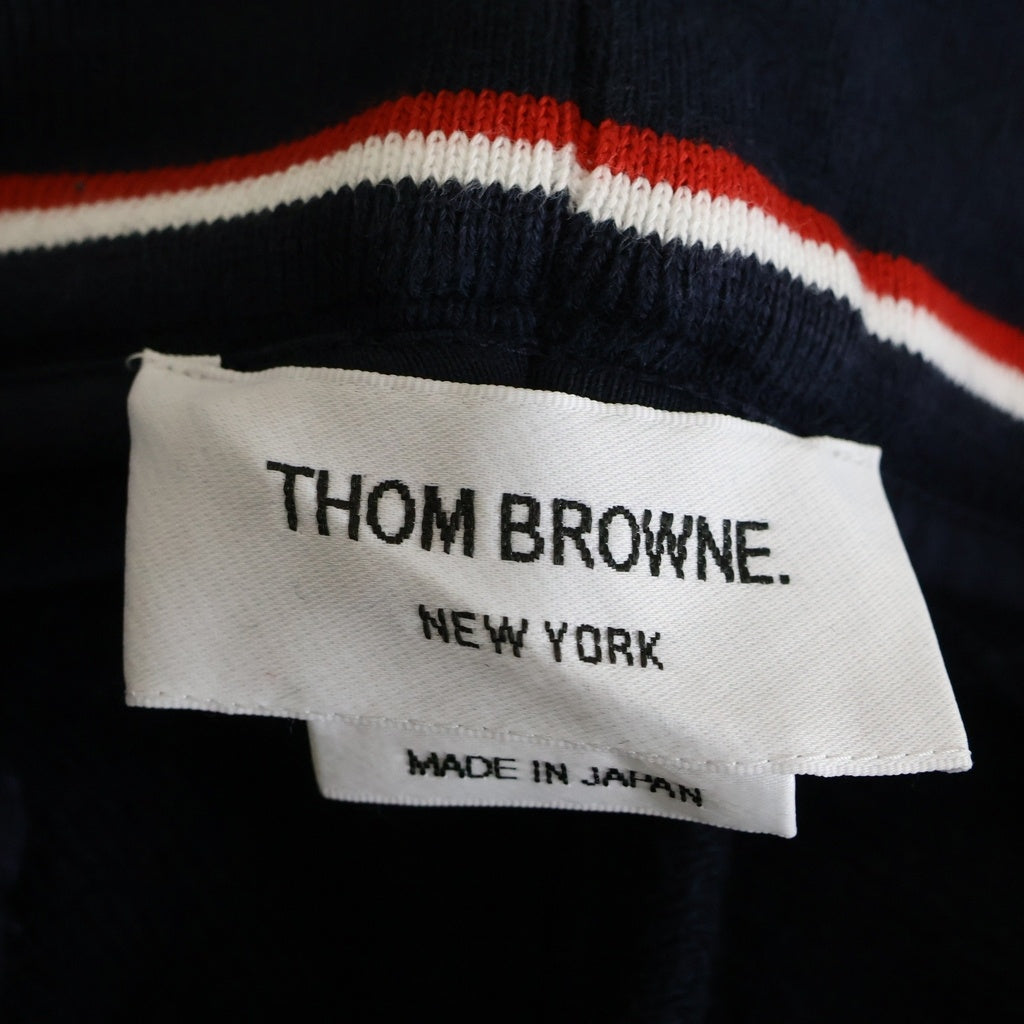 THOM BROWNE(トムブラウン) 4-Bar Sweatpants スウェット ジョガー ロングパンツ コットンネイビー MJQ008A-06910-415 レディース