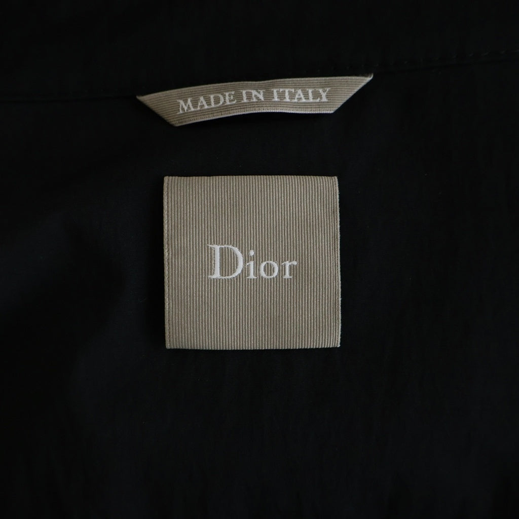 DIOR(ディオール) ロゴ刺繍 スタンドカラー ジップアップ トラックジャケット ブラック 683C572A2031 レディース