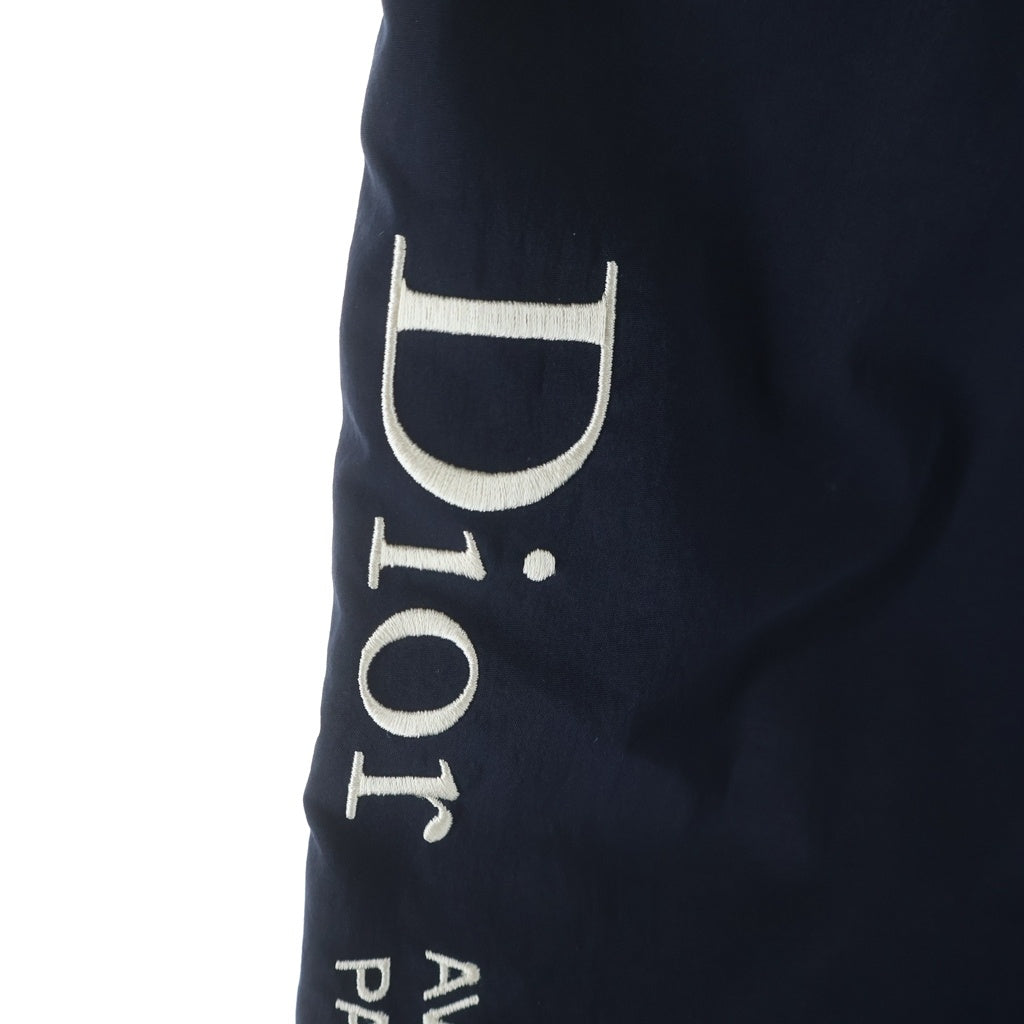 DIOR(ディオール) モンテーニュ ジョギング ナイロンパンツ ロゴ刺しゅう サイドジップ ネイビー 683C151A2031 レディース