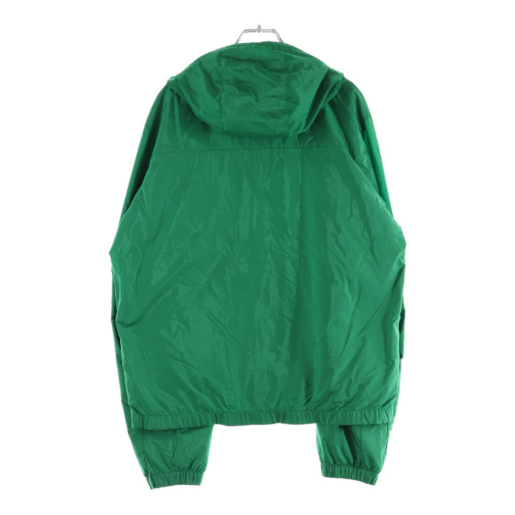 PRADA(プラダ) トライアングルロゴ フーテッドジャケット ナイロン 三角ロゴ グリーン SGH051 レディース