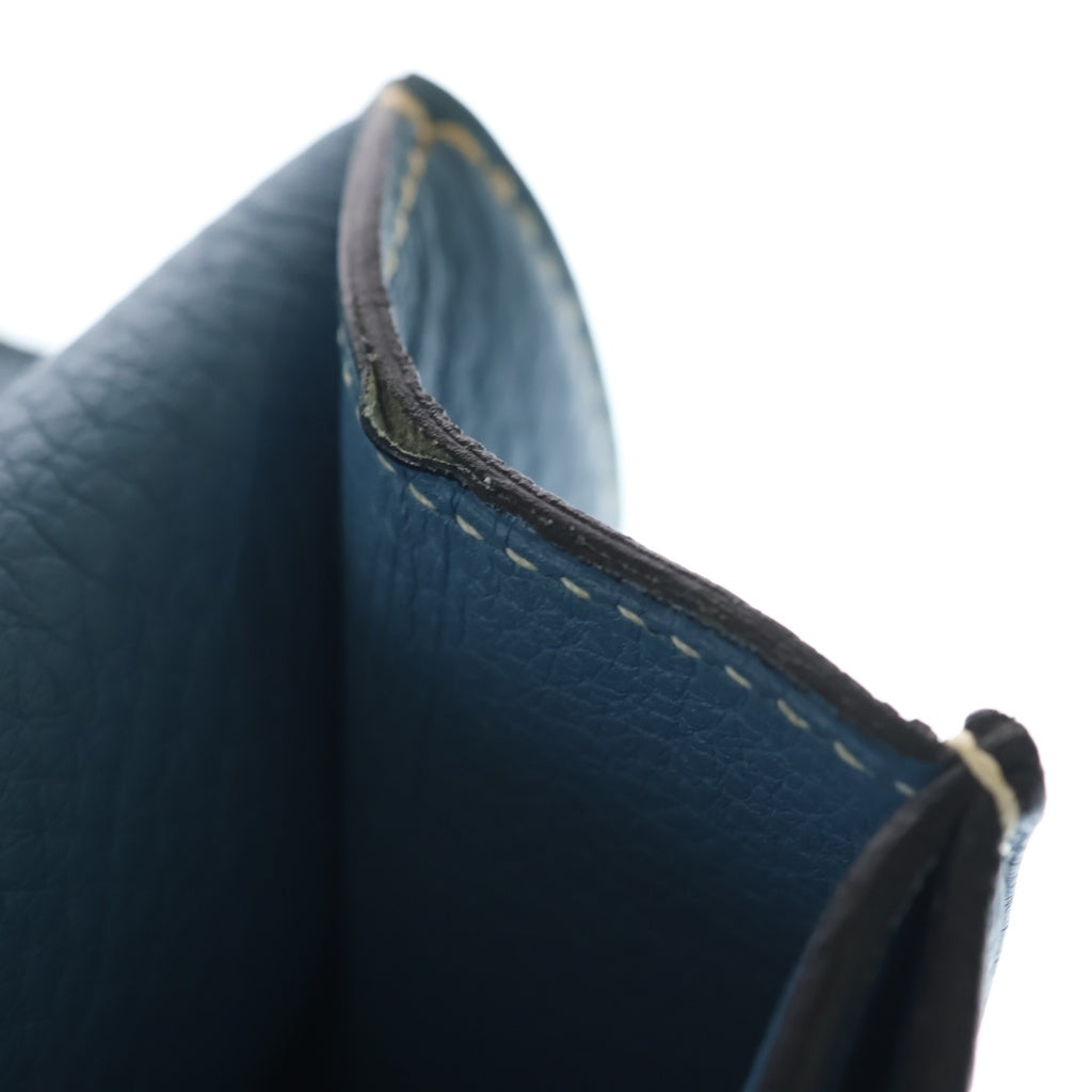 HERMES(エルメス) サックアデペッシュ 27 トリヨンクレマンス シルバー金具 ハンドバッグ セカンドバッグ ブリーフケース □L刻印 ブルージーン レディース