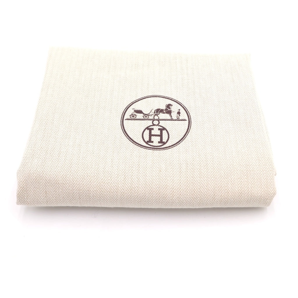 HERMES(エルメス) サックドパンサージュ トワルミリタリー/トワルシェブロン シルバー金具 C刻印 2WAY ハンドバッグ ショルダーバッグ ネイビー/ブラウン/オレンジ レディース