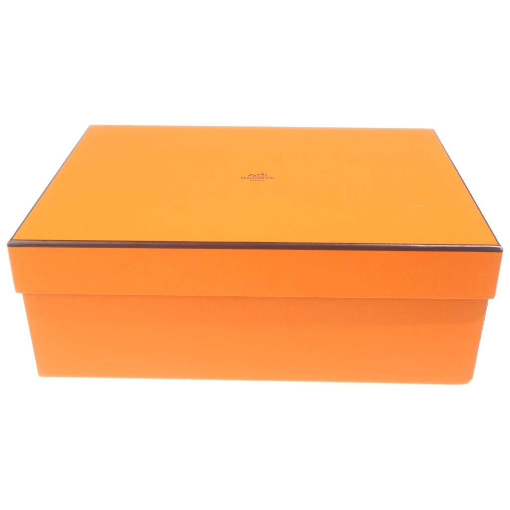 HERMES(エルメス) モカシン ロワイヤル Hロゴ レザー タッセル ローファー シューズ ブラック/ホワイト レディース