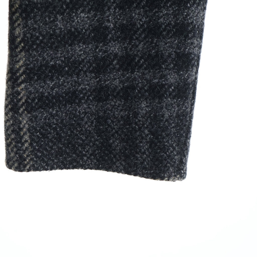 BOTTEGA VENETA(ボッテガヴェネタ) ウール チェスターコート チェック柄 グレー 221922 レディース
