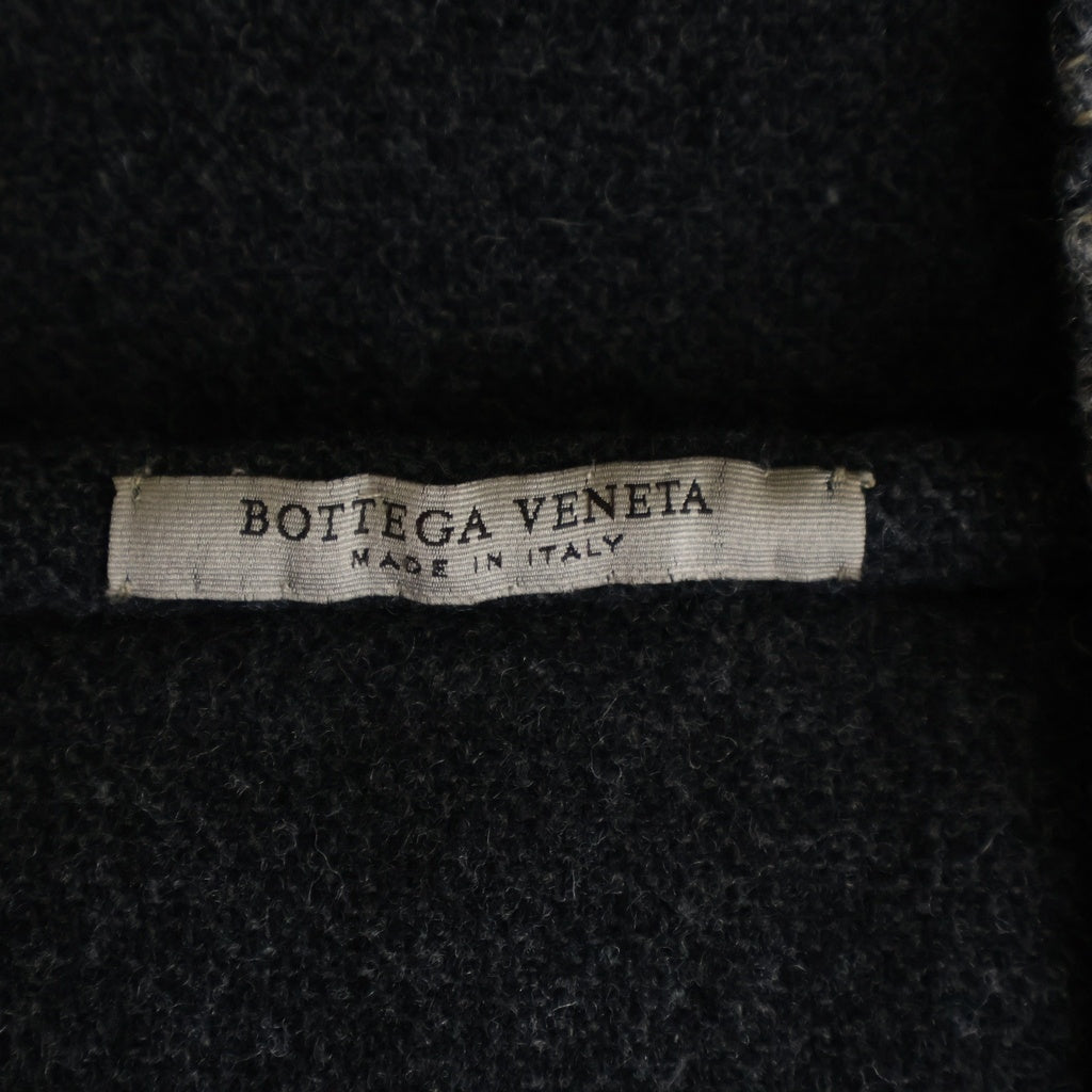 BOTTEGA VENETA(ボッテガヴェネタ) ウール チェスターコート チェック柄 グレー 221922 レディース