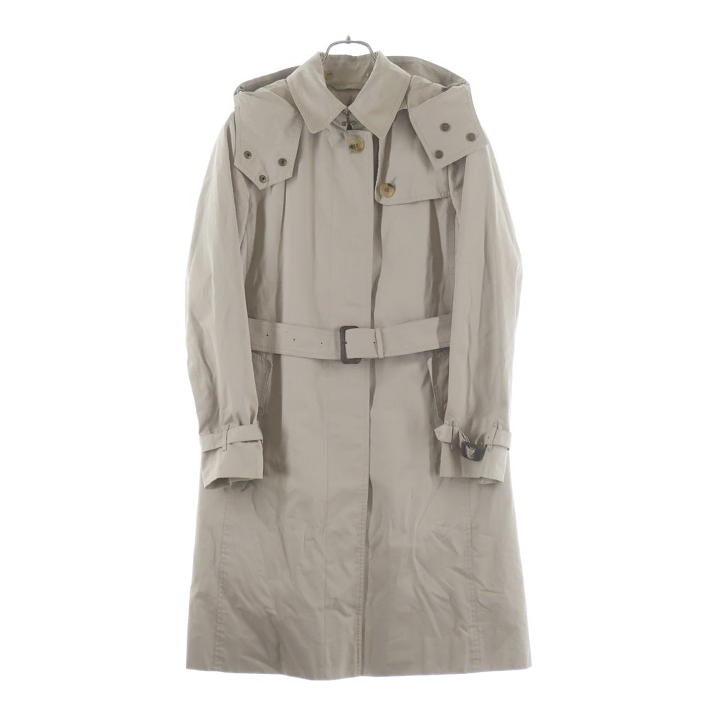 BURBERRY LONDON(バーバリーロンドン) シングル トレンチコート 裏地ノヴァチェック ライナー付き ベージュ レディース
