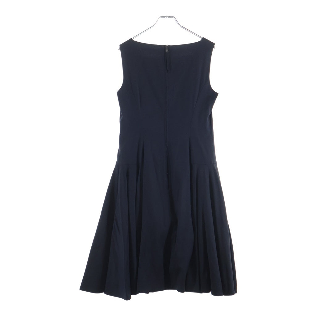 FOXEY(フォクシー) ノースリーブワンピース ドレス ウール レーヨン ネイビー 37626-S0FN406T レディース