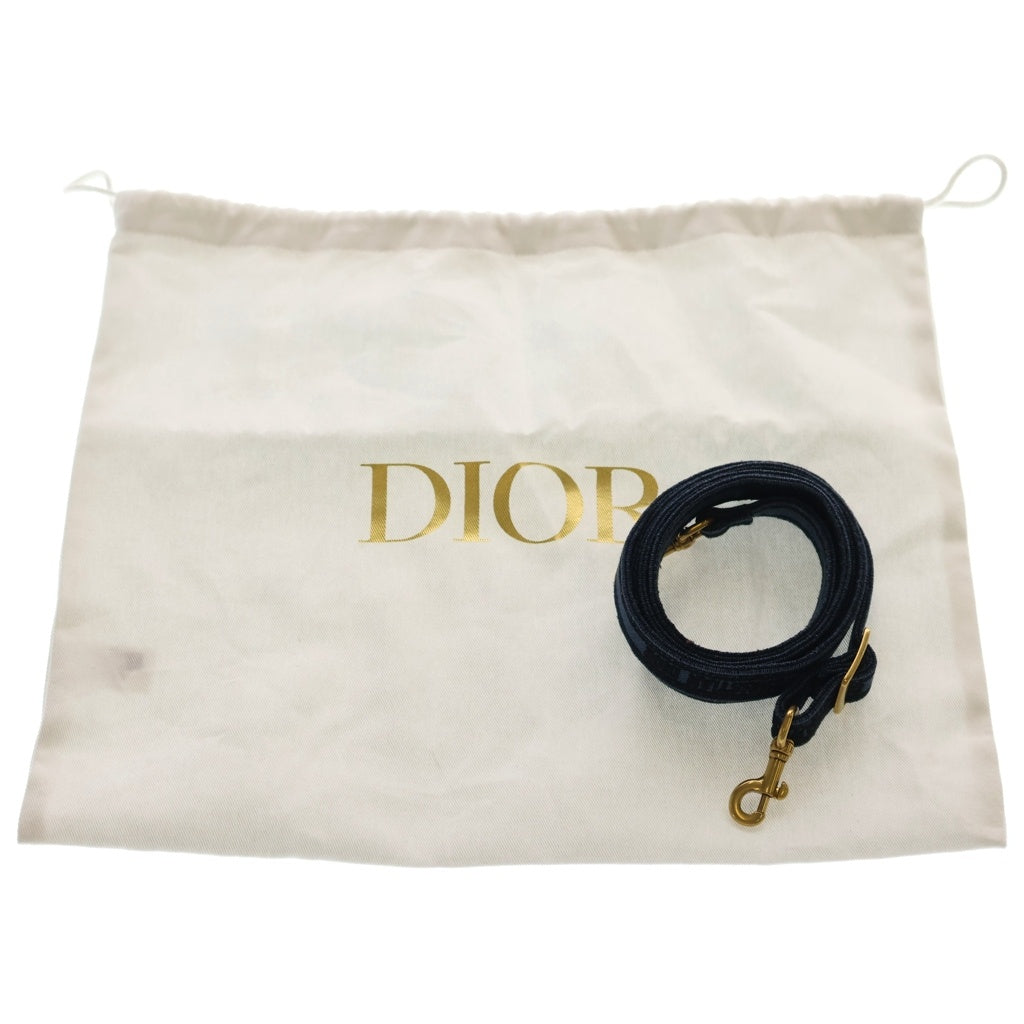 Christian Dior(クリスチャンディオール) オブリーク ブックトート ミニ デニム キャンバス 2WAY ハンドバッグ ショルダーバッグ ブルー レディース