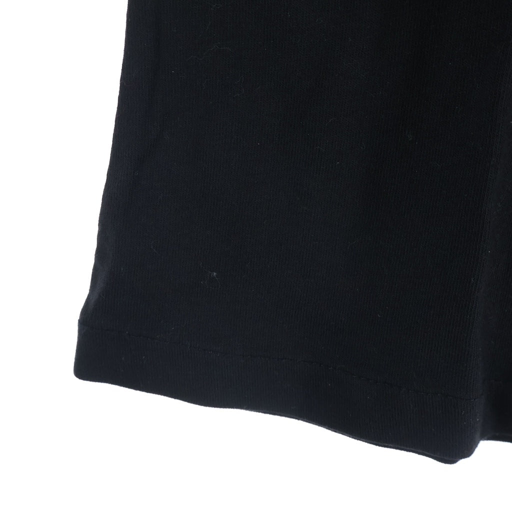 Christian Dior(クリスチャンディオール) ローズ スパンコール ロゴ刺繍 クルーネック 半袖 Tシャツ カットソー ブラック 2H12155026 レディース
