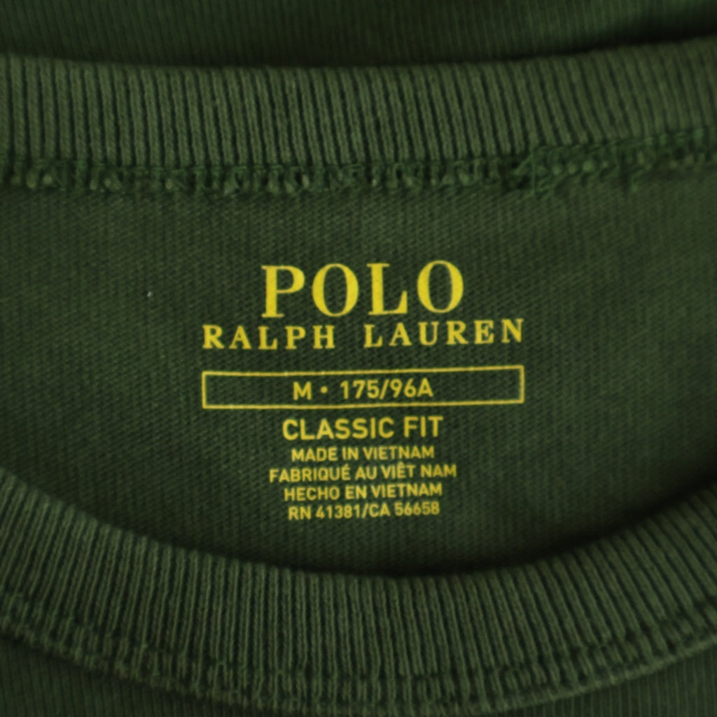 POLO RALPH LAUREN(ポロラルフローレン) クルーネック半袖Tシャツ グリーン #M