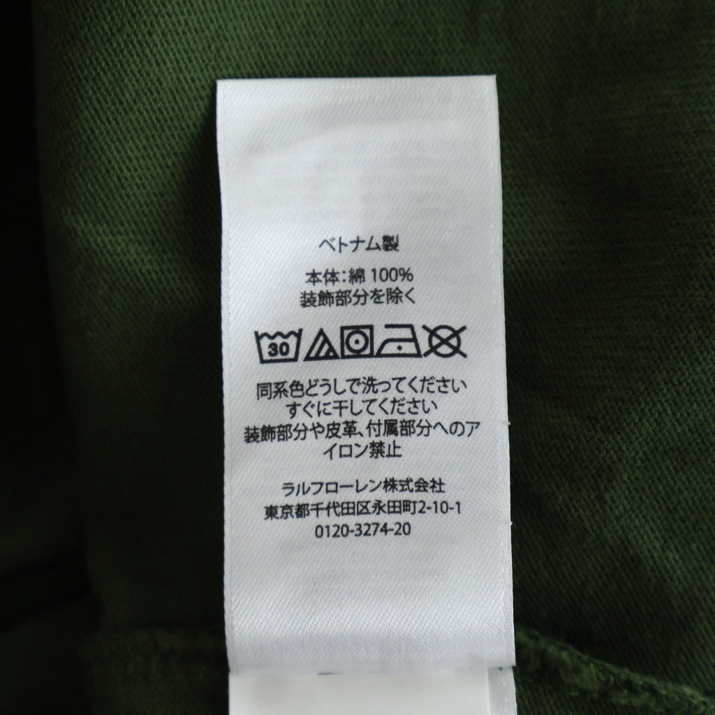 POLO RALPH LAUREN(ポロラルフローレン) クルーネック半袖Tシャツ グリーン #M