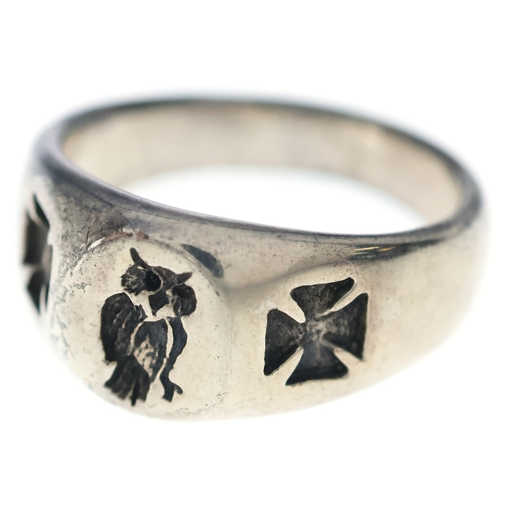 Bill Wall Leather/BWL(ビルウォールレザー) Owl Signet Ring オウルシグネットリング 指輪 SV925 シルバー
