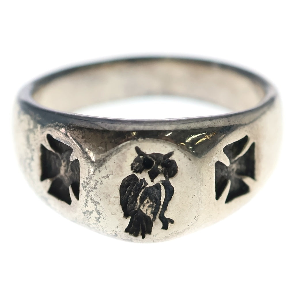 Bill Wall Leather/BWL(ビルウォールレザー) Owl Signet Ring オウルシグネットリング 指輪 SV925 シルバー