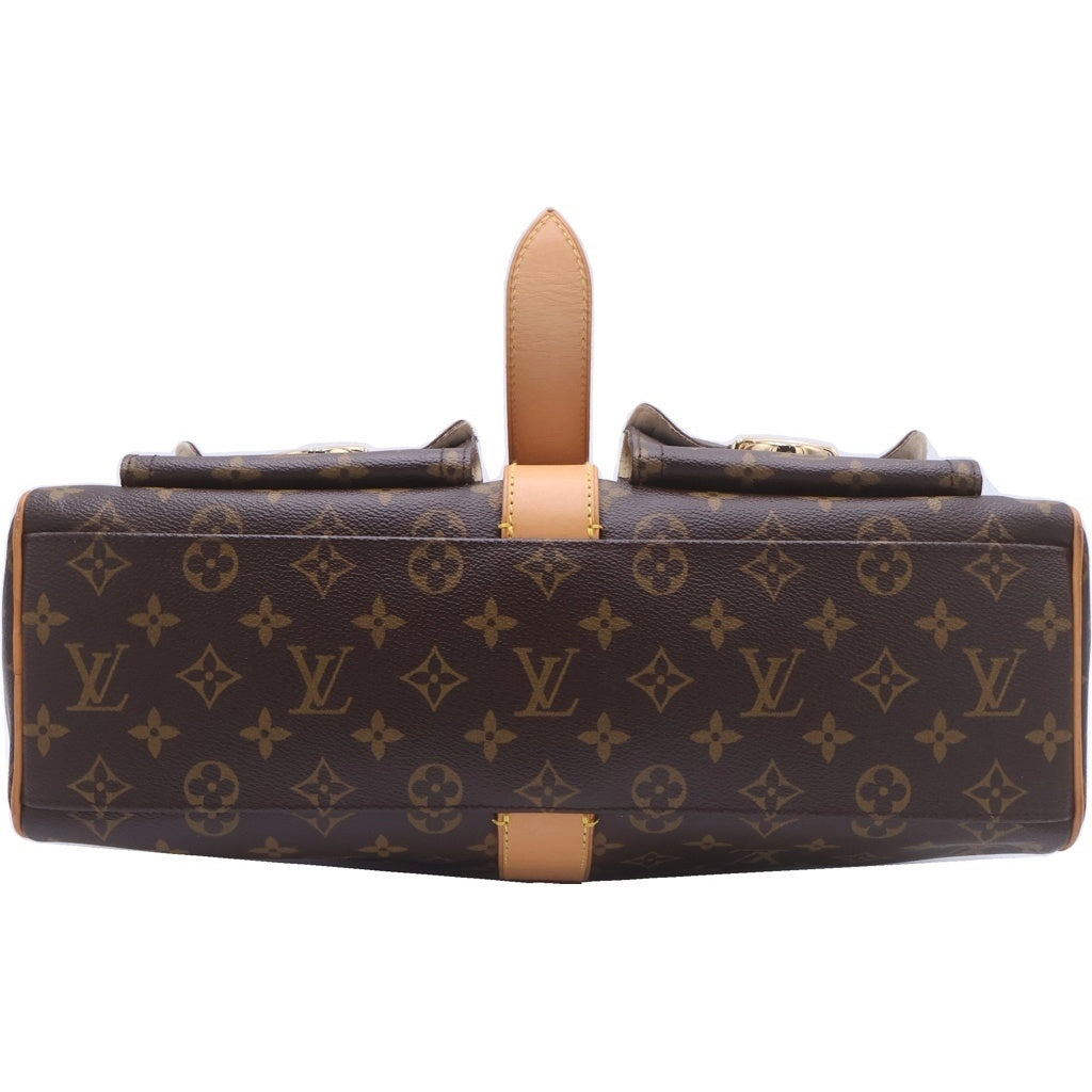 LOUIS VUITTON(ルイヴィトン) モノグラム マンハッタンGM PVC レザー ハンドバッグ ブラウン M40025 レディース