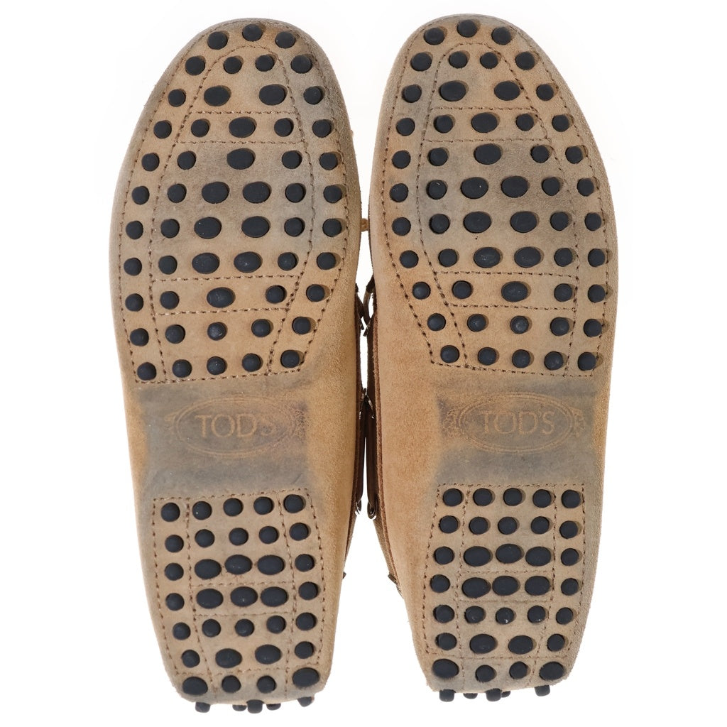 TOD'S(トッズ) モカシン ドライビングシューズ ローファー スリッポン ベージュ レディース