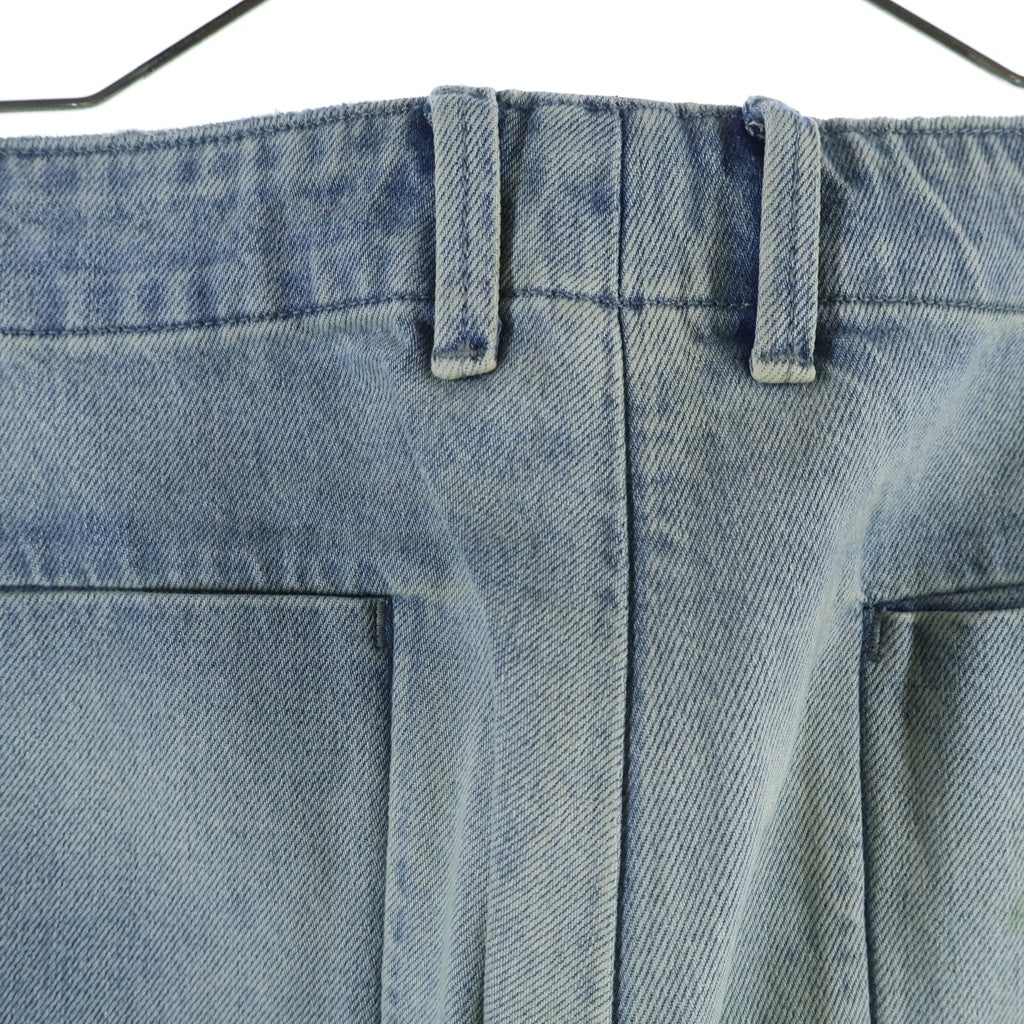 DENHAM(デンハム) 再構築デニムパンツ ジーンズ ジップフライ ブルー 3114413