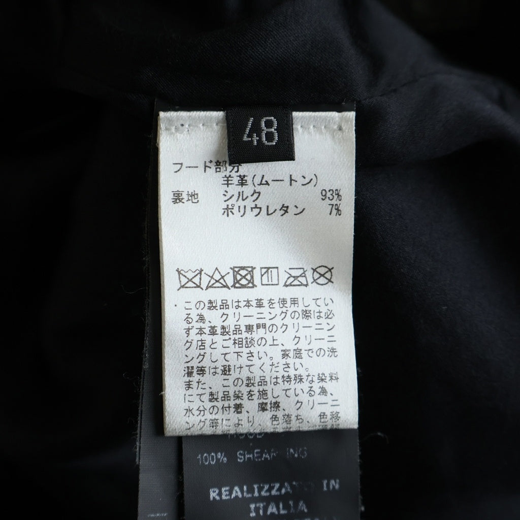 GIORGIO BRATO(ジョルジオブラット) ジョルジオブラート×ワングラビディ レザージャケット ブラック #48 GU22F8299B
