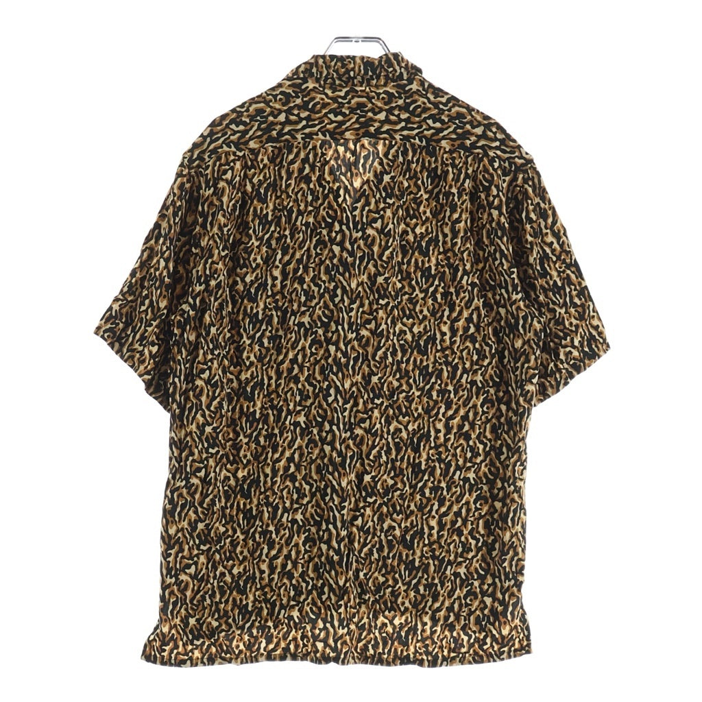 SAINT LAURENT PARIS(サンローランパリ) レオパード柄シャツ ブラウン #38