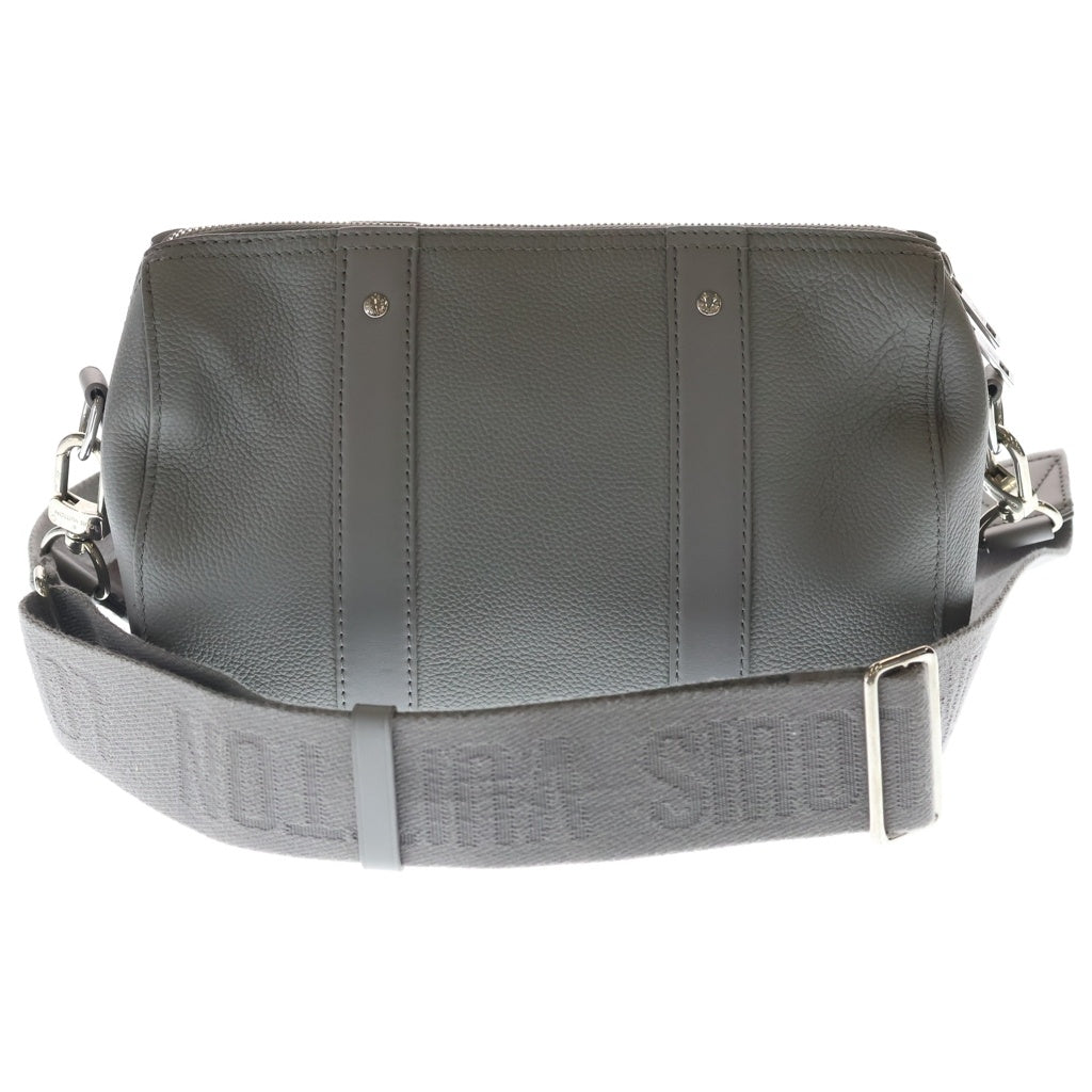 LOUIS VUITTON(ルイヴィトン) シティ キーポル ショルダーバッグ LVアエログラムレザー シルバー金具 グレー M59328 RFID レディース