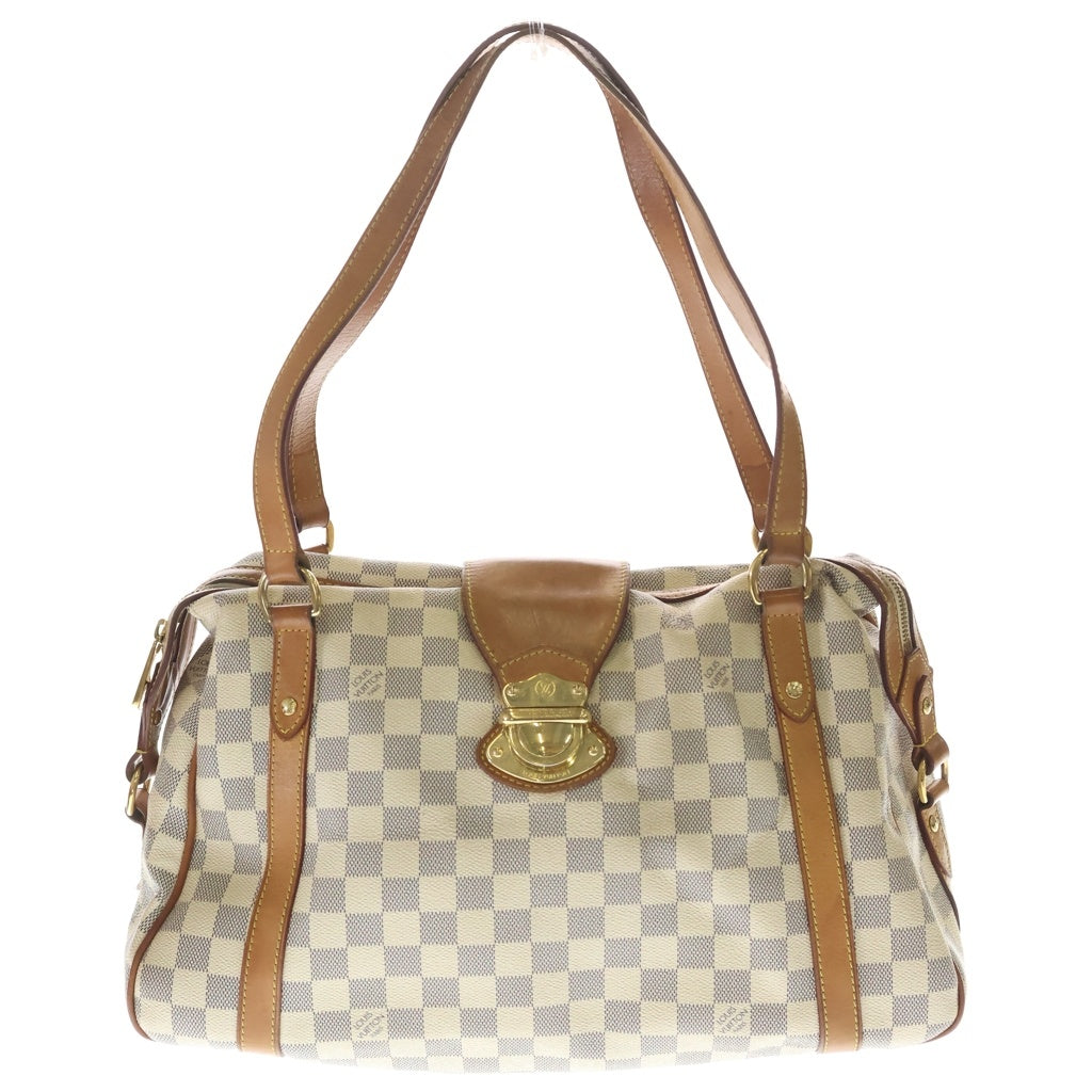 LOUIS VUITTON(ルイヴィトン) ダミエアズール ストレーザGM ショルダー トートバッグ PVC レザー アイボリー N42221 レディース