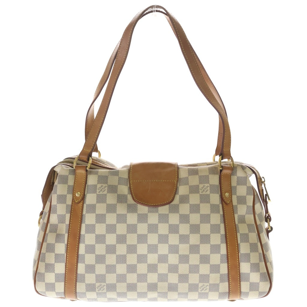 LOUIS VUITTON(ルイヴィトン) ダミエアズール ストレーザGM ショルダー トートバッグ PVC レザー アイボリー N42221 レディース