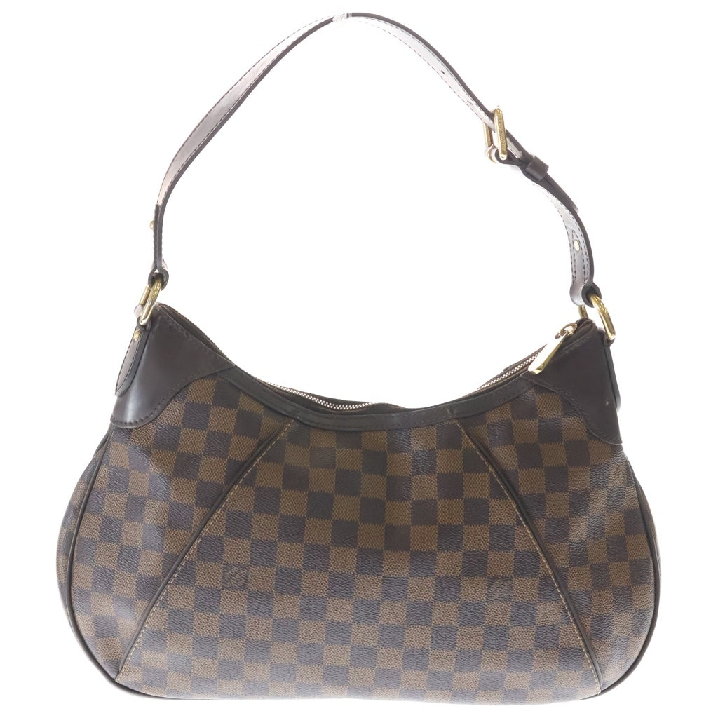 LOUIS VUITTON(ルイヴィトン) ダミエ テムズGM ショルダーバッグ PVC レザー ブラウン N48181 レディース