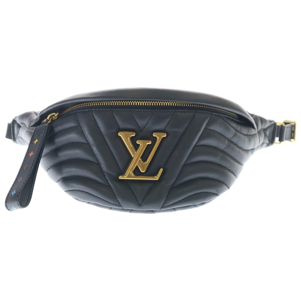 LOUIS VUITTON(ルイヴィトン) ニューウェーブ レザー バム ボディ ウエスト バッグ ポーチ ブラック M53750