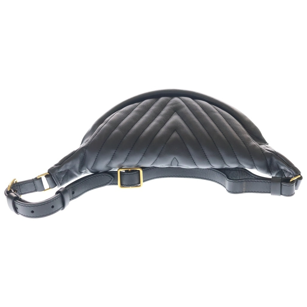 LOUIS VUITTON(ルイヴィトン) ニューウェーブ レザー バム ボディ ウエスト バッグ ポーチ ブラック M53750