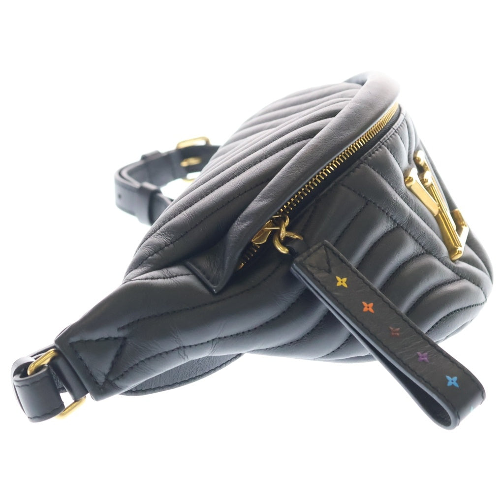 LOUIS VUITTON(ルイヴィトン) ニューウェーブ レザー バム ボディ ウエスト バッグ ポーチ ブラック M53750
