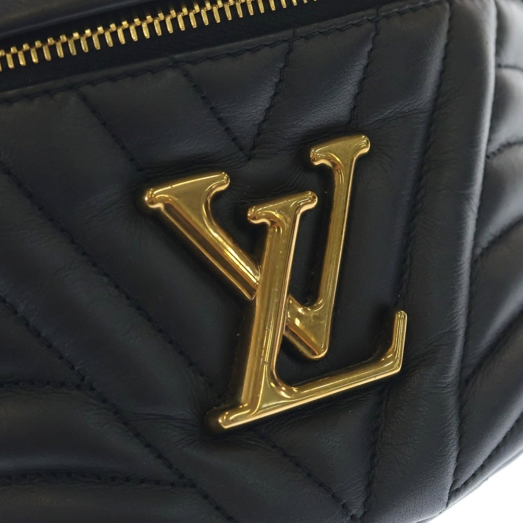 LOUIS VUITTON(ルイヴィトン) ニューウェーブ レザー バム ボディ ウエスト バッグ ポーチ ブラック M53750
