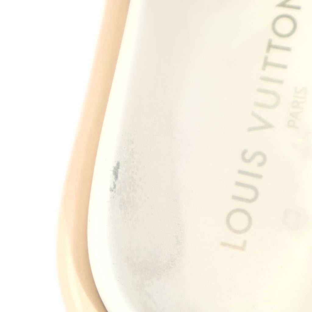 LOUIS VUITTON(ルイヴィトン) プールピロー ライン ダミエ ナイロン レザー フラットサンダル シューズ ベージュ レディース
