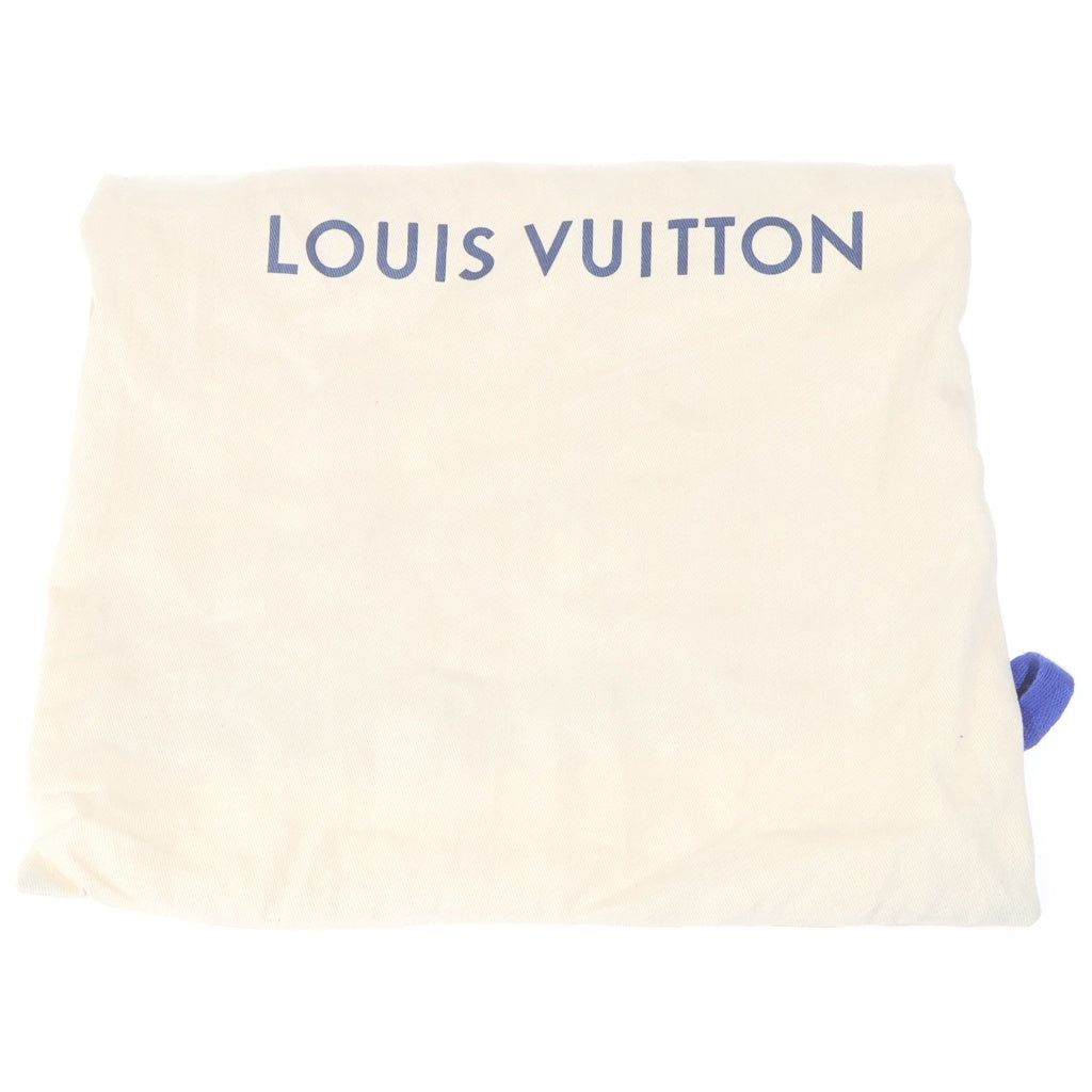 LOUIS VUITTON(ルイヴィトン) プールピロー ライン ダミエ ナイロン レザー フラットサンダル シューズ ベージュ レディース