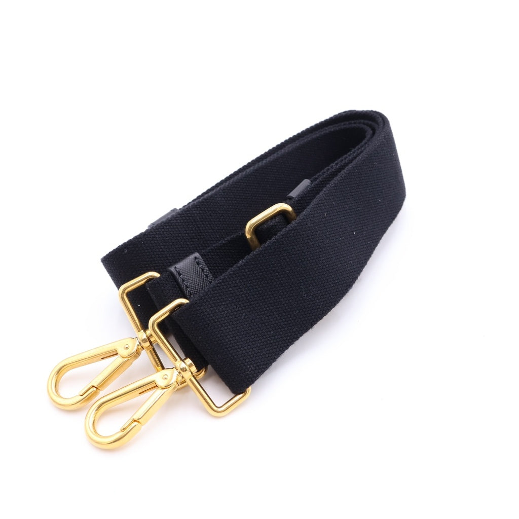 PRADA(プラダ) グレイスルックス 2WAYハンドバッグ ショルダーバッグ ブラック×ホワイト レザー 1BA183 シルバー金具 レディース