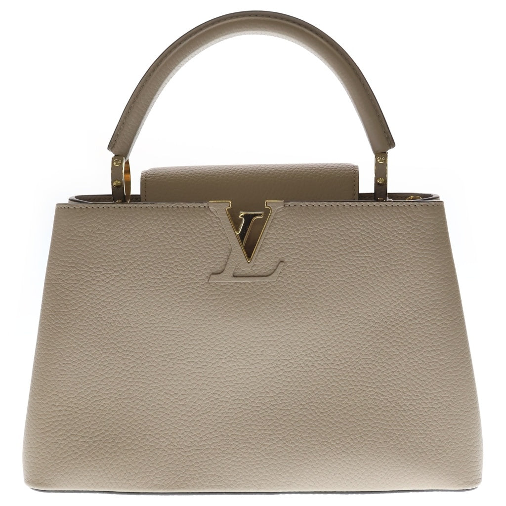 LOUIS VUITTON(ルイヴィトン) カプシーヌMM ガレ M24745 2WAYバッグ ショルダーバッグ ハンドバッグ ベージュ レザー M24745 ゴールド金具 レディース