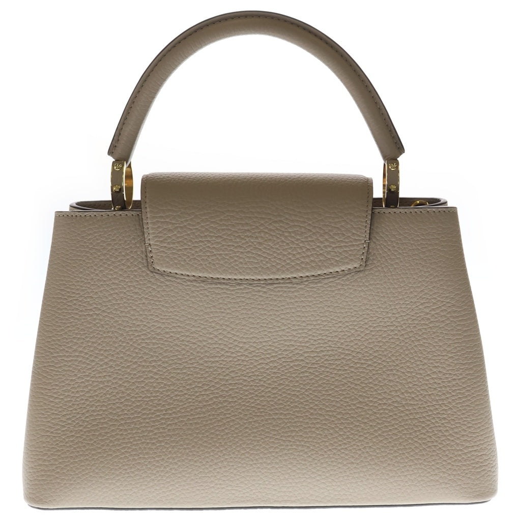 LOUIS VUITTON(ルイヴィトン) カプシーヌMM ガレ M24745 2WAYバッグ ショルダーバッグ ハンドバッグ ベージュ レザー M24745 ゴールド金具 レディース