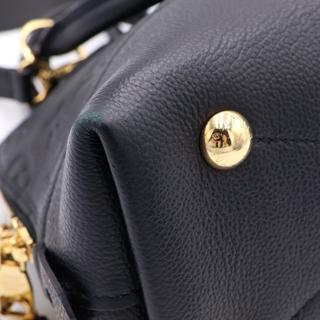 LOUIS VUITTON(ルイヴィトン) モノグラムアンプラント ネオアルマBB 2WAYバッグ ハンドバッグ ショルダーバッグ ブラック レザー M44829 ゴールド金具 レディース