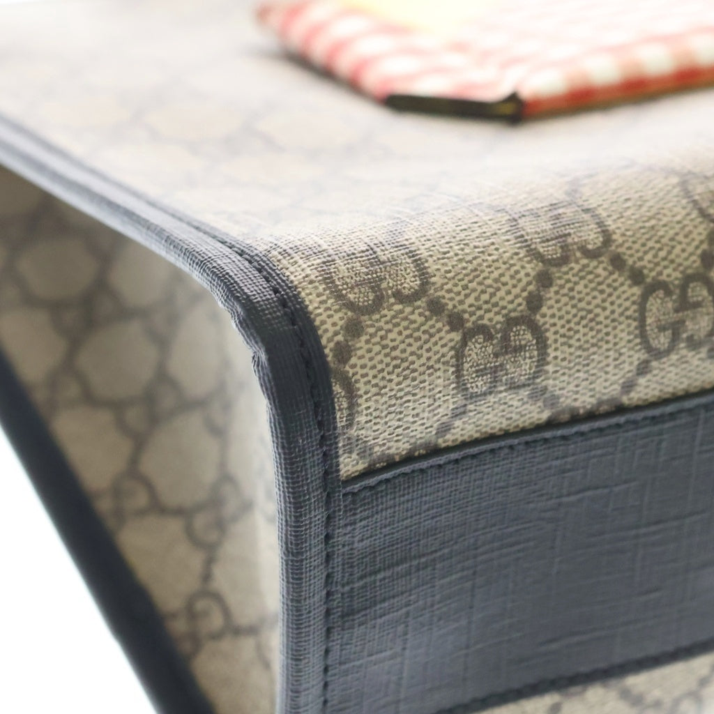 GUCCI(グッチ) チルドレンズ GGチック ひよこ トート ハンドバッグ ブラウン 606192 レディース