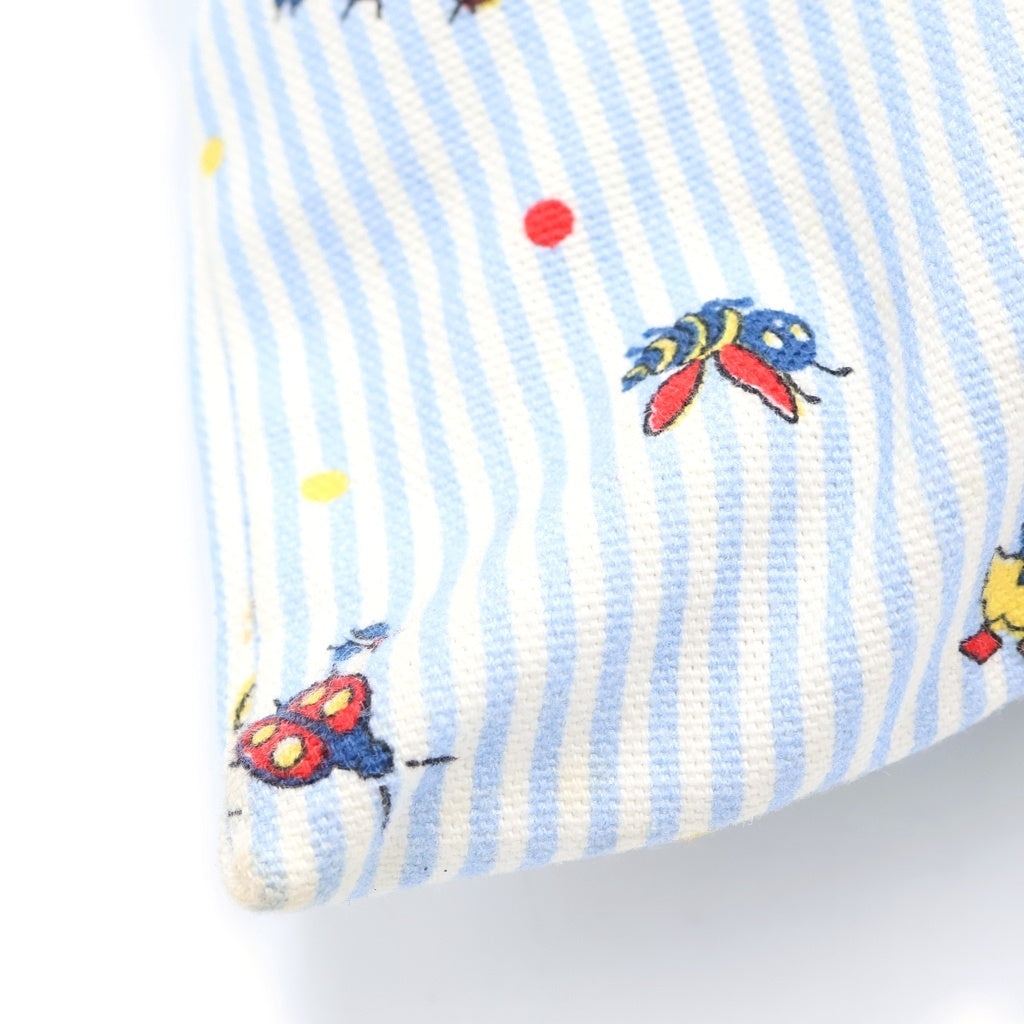 GUCCI(グッチ) トートバッグ アヒル てんとう虫 ストライプ ブルー/ホワイト レディース