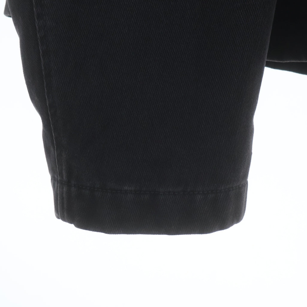 LOUIS VUITTON(ルイヴィトン) 24SS デニム ブルゾン ファー付き ジップアップフーディージャケット ブラック RM241M CCU HQA05W