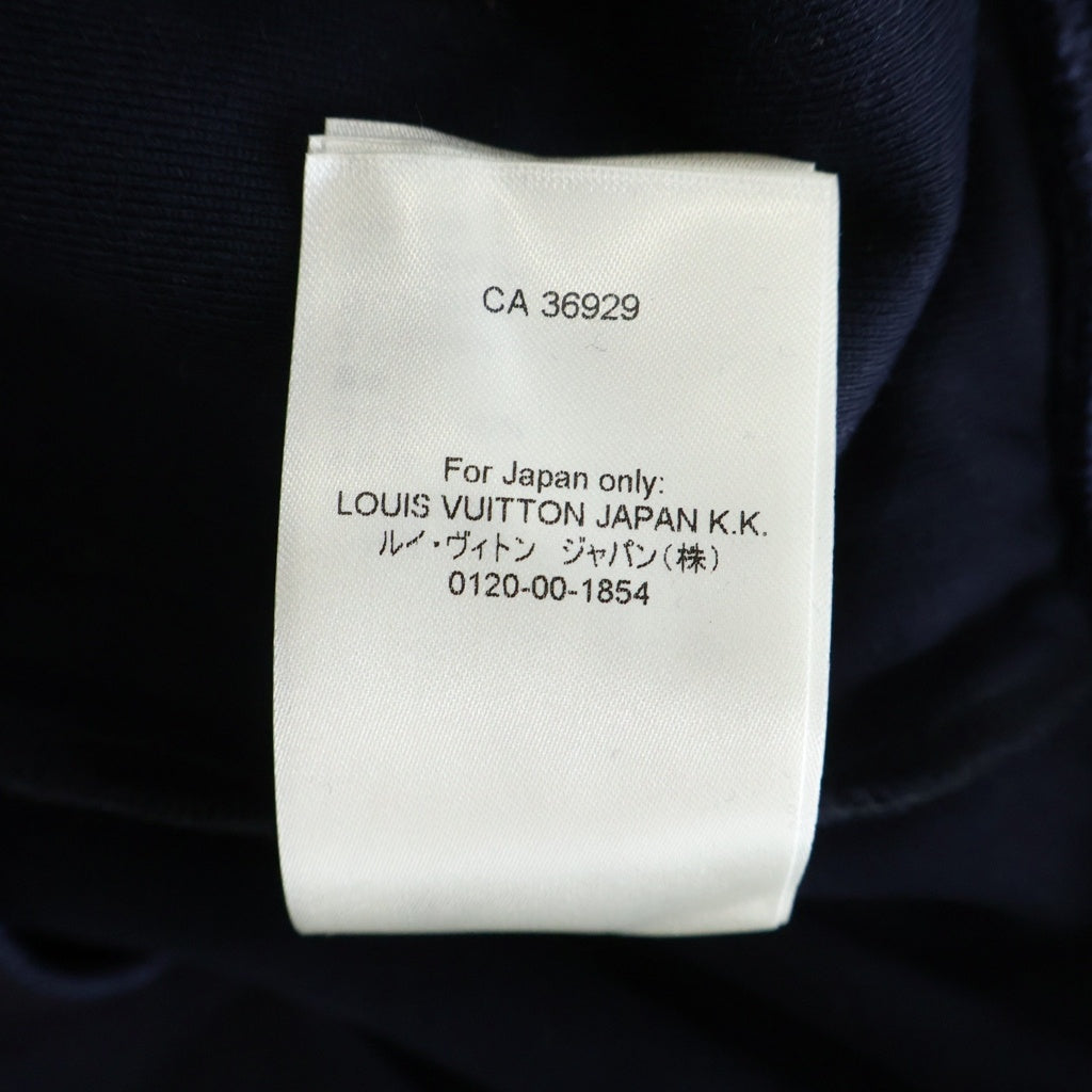 LOUIS VUITTON(ルイヴィトン) 24SS LVロゴ刺繍 フラワーバンドトラックトップ ジップアップジャケット ネイビー RM241MQ ZSC HQY45W