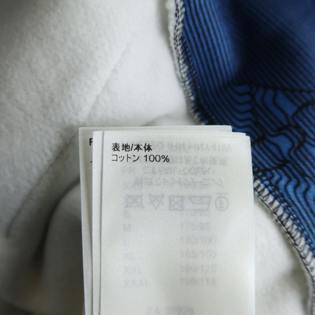LOUIS VUITTON(ルイヴィトン) 22AW 3Dモノグラム総柄 プルオーバー スウェットパーカー フーディー ブルー RM222Q IHN HNY41W