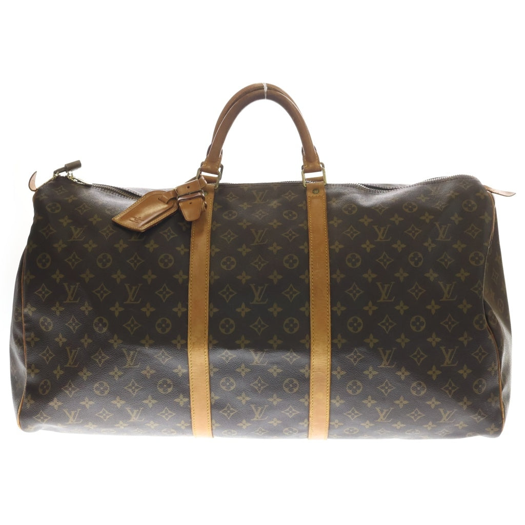 LOUIS VUITTON(ルイヴィトン) モノグラム キーポル60 PVC レザー ボストンバッグ ハンドバッグ ブラウン M41422 レディース