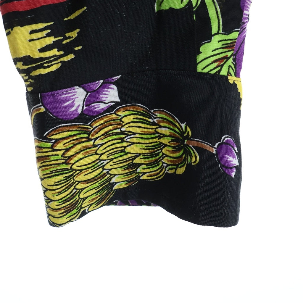 WACKO MARIA(ワコマリア) JAMAICA L/S HAWAIAN SHIRT ジャマイカ ハワイアン 長袖シャツ アロハ レーヨン ブラック