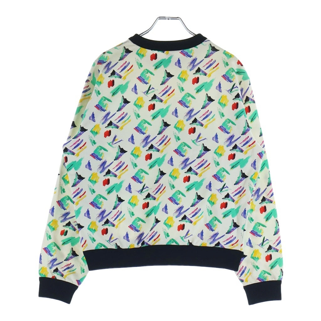 LOUIS VUITTON(ルイヴィトン) グラフィックプリント スウェット セーター ロゴ ホワイト/マルチカラー FGST76NZF レディース