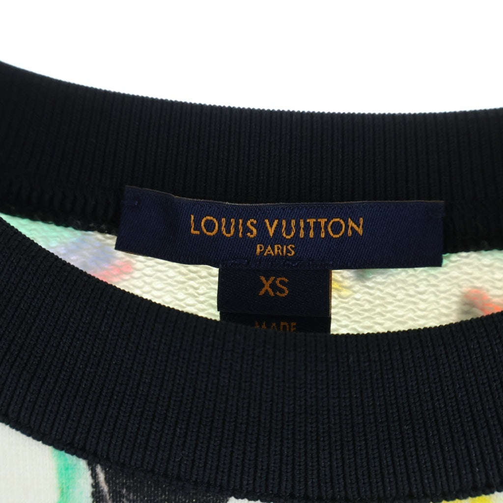 LOUIS VUITTON(ルイヴィトン) グラフィックプリント スウェット セーター ロゴ ホワイト/マルチカラー FGST76NZF レディース