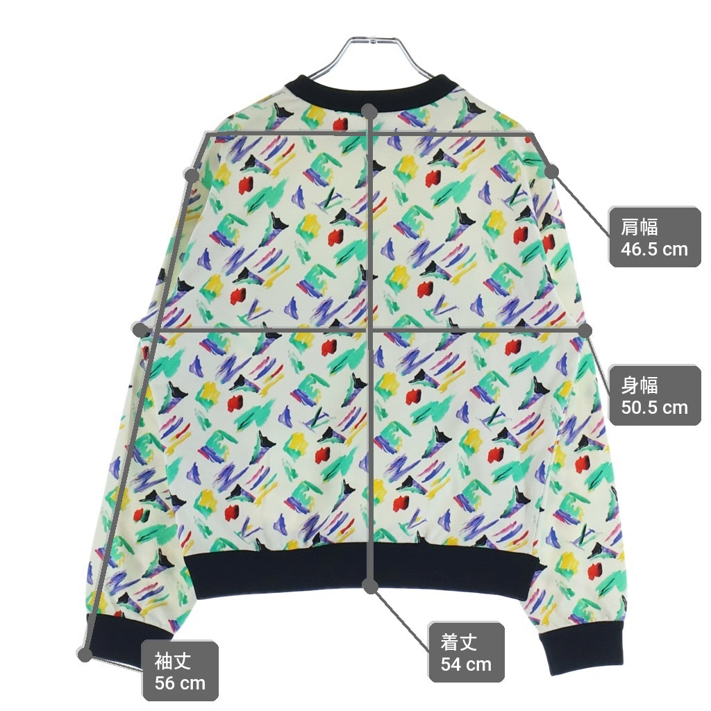LOUIS VUITTON(ルイヴィトン) グラフィックプリント スウェット セーター ロゴ ホワイト/マルチカラー FGST76NZF レディース